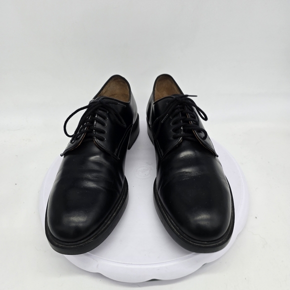 Fratelli Rosetti Shoe Size 40.5 Men's 7.5 Leather Oxfords Black - Picture 2 of 11